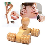 Massageador De Madeira Corporal Relaxante Carrinho Massagem