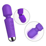 Massageador Elétrico Portátil Varinha  roxo 