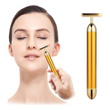 Massageador Facial Barra De Beleza Ouro 24k 