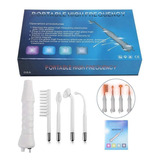 Massageador Facial E Capilar Alta Frequência 4 Eletrodos
