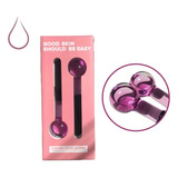 Massageador Facial Ice Globes Globos Gelados 1 Par Cor Rosa