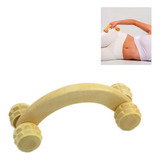 Massageador Manual Madeira Anti stress Relaxante Carrinho