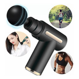 Massageador Muscular Elétrico Portátil Pistola 6 Velocidades Cor Preto 110v 220v