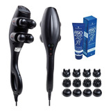 Massageador Relaxante Corporal Action Plus 12 Ponteiras Cor Preto Voltagem 220v