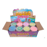 Massinha Areia Cinética Cx 24 Potes De 60g C  Molde 1 44 Kg Cor Colorido