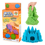 Massinha Areia Sensorial Massa Mágica Colorida Autismo 150g