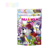 Massinha De Modelar Pula E Molda Unicornio Cores Diversas