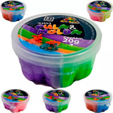 Massinha Pula E Molda Criativa Kit C 6 Und 40g Infantil
