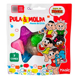 Massinha Pula E Molda Turma Da Mônica 7 Cores Em Eva