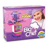 Master Fogão Big Chef Fogãozinho Panelinha Cozinha Infantil