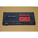 Master System 1 Console Sega Preto E Vermelho Tectoy 1 Controle E 10 Cartuchos Originais
