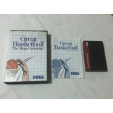 Master System Americano : Great Basketball Comple Cx Manua G
