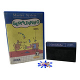 Master System Geraldinho Capa E Encartes Refeito Jogo Org