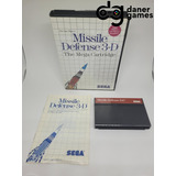 Master System Missile Defense 3-d Completo - Original