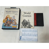 Master System World Games Tectoy Completo Caixa E Manual