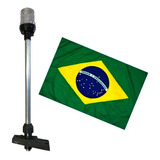 Mastro luz De Alcançado Led popa 40 Cm barcos c bandeira