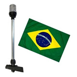 Mastro Luz De Alcançado Led popa 40 Cm Com Bandeira barcos