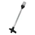 Mastro Luz De Alcançado Popa Aluminio Com Preto 40cm Luz Halógena Iates Lanchas Barcos Veleiros Porta Bandeira Uso Obrigatorio Embarcações Fundeios Cais Atracação Luzes De Popa