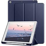 Mastten Capa Compatível Com IPad 9 8 7 Geração Capa Para IPad De 10 2 Polegadas Com Suporte Para Lápis Capa Traseira Com Suporte Inteligente De TPU Para IPad 2021 2020 2019 Despertar Hibernar