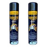 Mata Bicheira Lepecid Spray 400ml Kit C 2