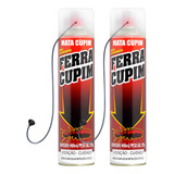 Mata Ferra Cupim Spray Veneno Aerosol Agulha Aplicador Kitx2