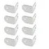Mata Junta Cromada 2 Furos Para Case Profissional   Kit 8 Un