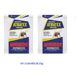 Mata Moscas Doméstica Atratex 25g Isca Mosquicida 2 Sachês