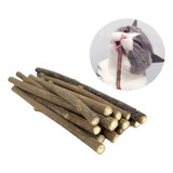 Matatabi Varas De Catnip Limpa Dentes 05 Unidades Cor Marrom claro