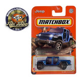 Matchbox 20 Jeep Gladiator Rubicon 4x4 Pickup Azul