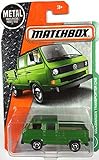 Matchbox 2017 Volkswagen Transporter Cab 95 125 Verde Sem Ferramentas Na Cama Do Caminhão 