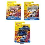 Matchbox 2020 Superfast Super Fast Partial Set Of 3 Diecast Vehicles From GBJ48 956D Release With Datsun Volvo And 6x6