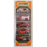 Matchbox 5 Pack Mbx Fire Rescue Bombeiros Ford Ram