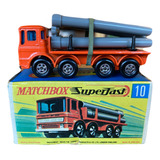 Matchbox Superfast 10 Pipe Truck Made In England