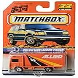 Matchbox Vol Vo Container Truck Orange Speedy Delivery 22