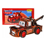 Mater Caminhão Guincho Bate Volta Carros Mcqueen A Pilha