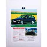 Matéria Revista Bmw 328i Touring 1998 Ficha Técnica Folder