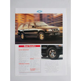 Matéria Revista Chevrolet Blazer Executive V6 Ficha Técnica