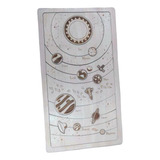 Material De Projeto De Placa De Modelo De Solar De Madeira