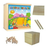 Material Dourado 611 Pcs Em Madeira