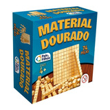Material Dourado Madeira Individual