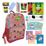 Material Escolar Kit Completo 24 Itens Volta As Aulas