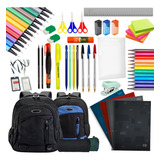 Material Escolar Kit Completo Ensino Fundamental Médio Facul