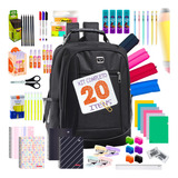 Material Escolar Kit Completo Ensino Fundamental Médio Facul