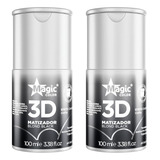 Matizador Gloss Magic Color 100ml 3d Blond Black Kit C 2un