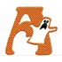 Matriz Bordado Alfabeto Halloween