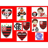 Matriz De Bordado Pacote Flamengo Brasão Mascote Menino