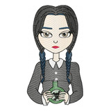 Matriz De Bordado Pacote Wandinha Addams