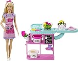Mattel Barbie Profissões Loja De Flores Rosa Boneca
