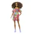 Mattel Boneca Barbie Fashionista Cabelo Cacheado Vestido Good Vibes Básica