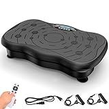Mawuye Máquina De Exercício De Placa Vibratória Para Drenagem Linfática Perda De Peso Plataforma De Fitness De Vibração Para Treino De Corpo Inteiro Equipamento De Treinamento Em Casa Academia Es